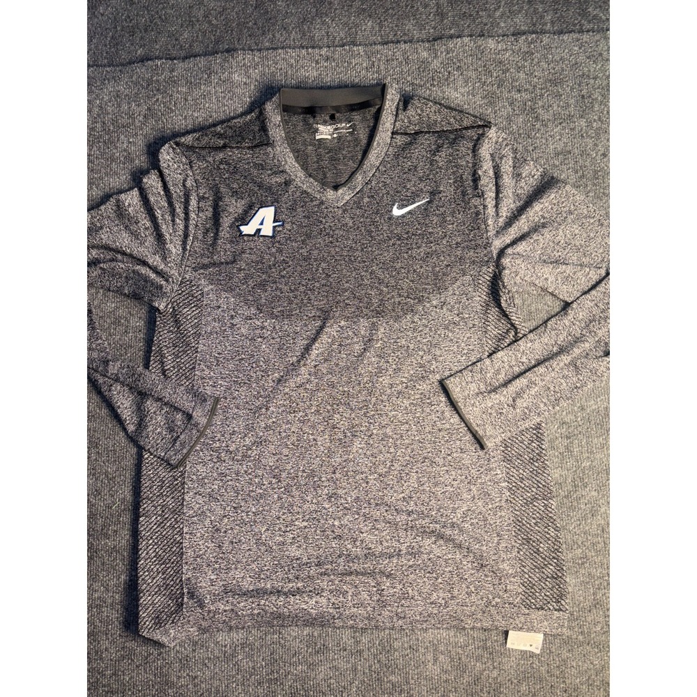 Sparkly Assumption College Letter A Essential Nike Tee Shirt Men Large Gray Golf
